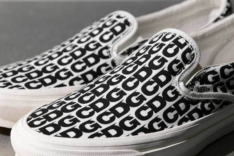 CDG x Vault x Vans Monogram Slip-Ons