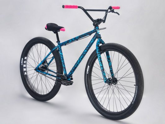 Mafia Bikes Bomma 29 Inch Teal Splatter Wheelie Bike