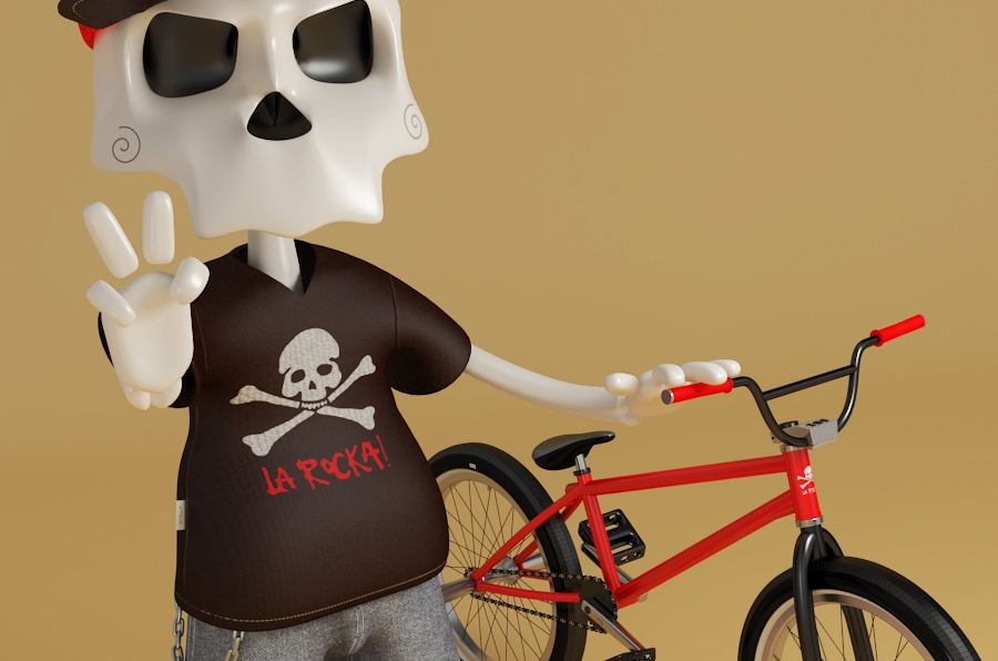 larocka bmx art toy