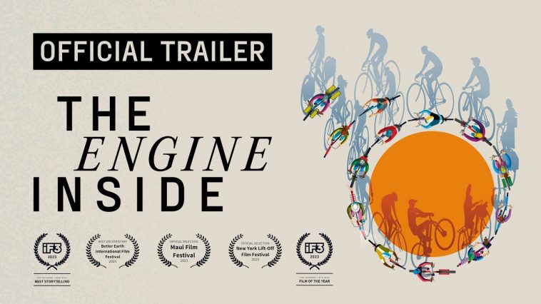 The engine inside cycling trailer