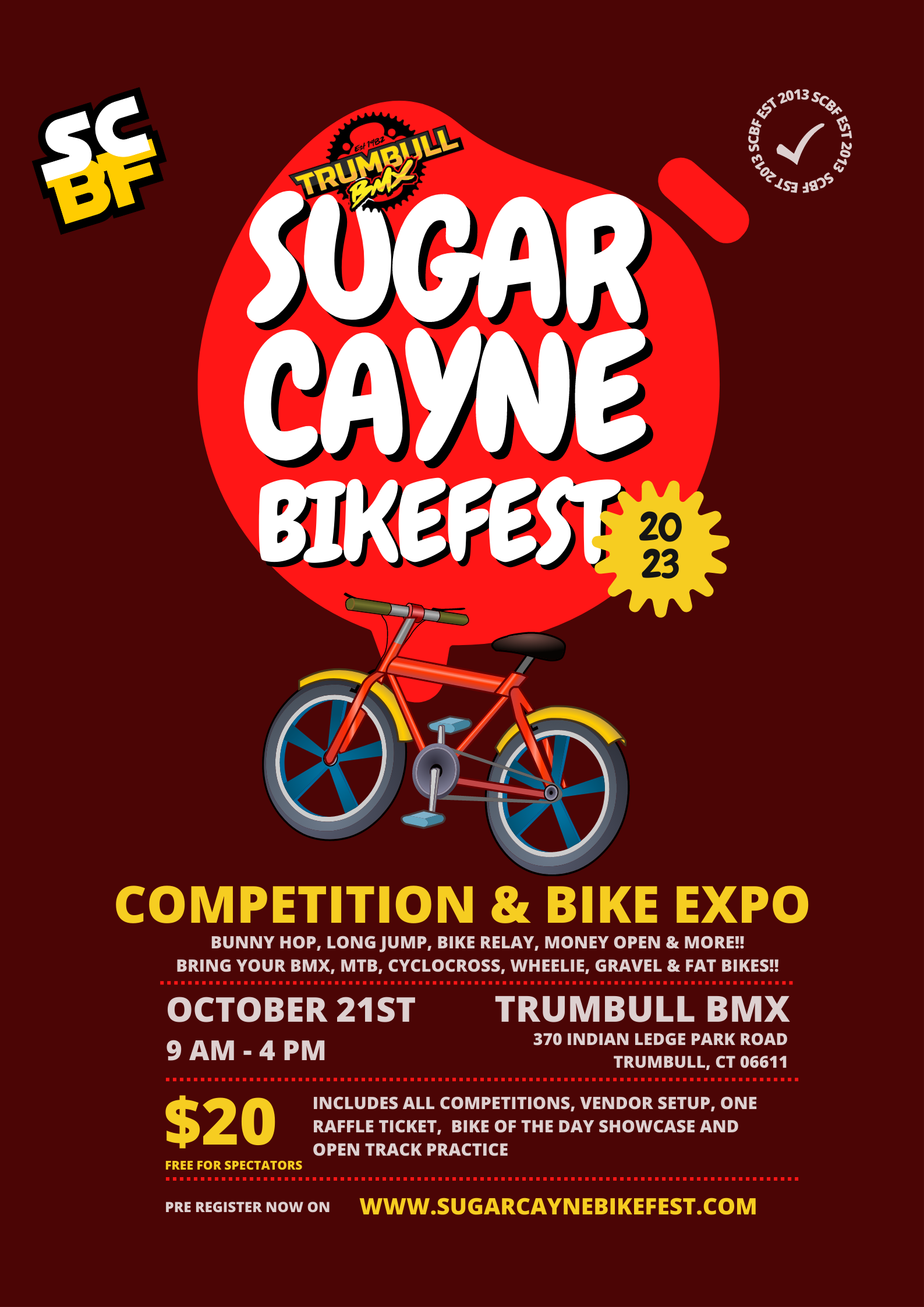 sugar cayne bike fest trumbull 2023