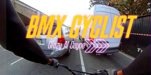 Bmx cyclist pov ride