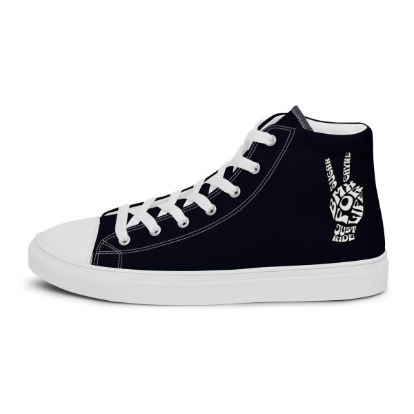 BMX For Life Men’s High Top Canvas Sneakers