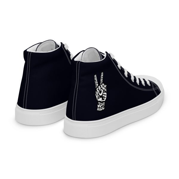 BMX For Life Men’s High Top Canvas Sneakers - Image 7