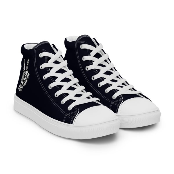 BMX For Life Men’s High Top Canvas Sneakers - Image 6