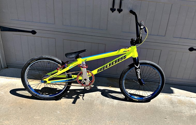 supercross Envy RS7 Hi Vis Yellow BMX Race bike