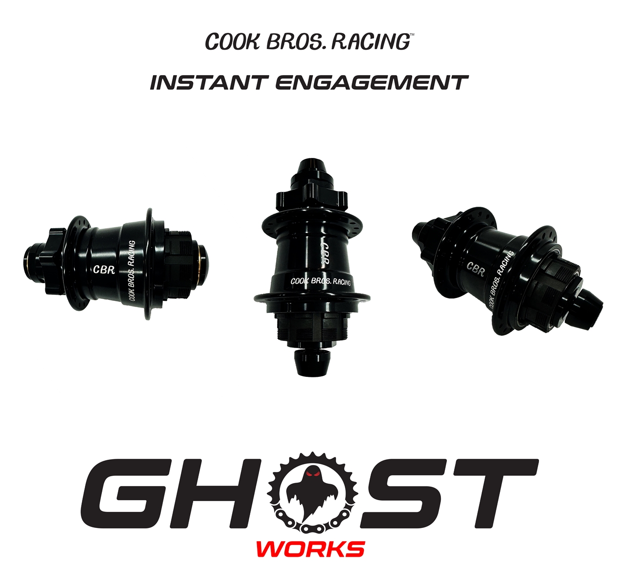 Cook Bros Ghost Race Hubs