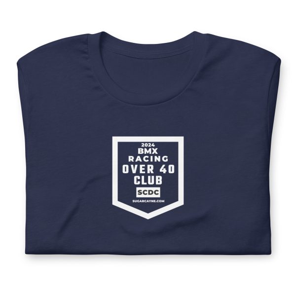 BMX Racing Over 40 Club T-Shirt - Image 3