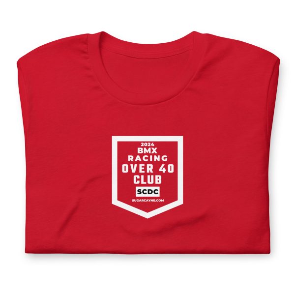 BMX Racing Over 40 Club T-Shirt - Image 4