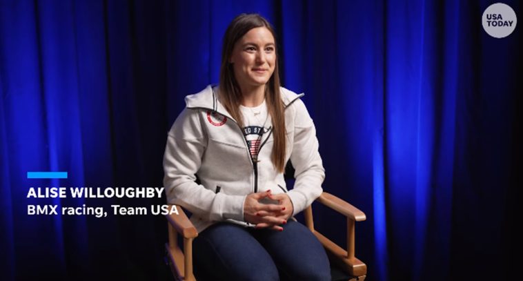 USA Today Alise Willoughby BMX Racing