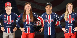 cameron wood, alise willoughby,kamren larsen, daleny vaughn, paris bmx olympics