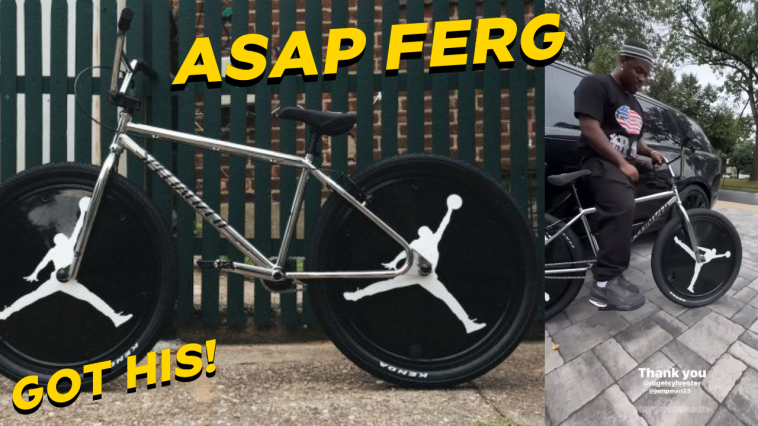 Ascap Ferg Bike Air BMX and Sneakers