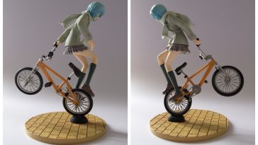 Rei Ayanami BMX Trick Art Toy