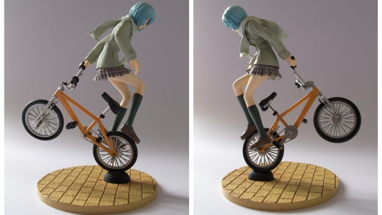 Rei Ayanami BMX Trick Art Toy