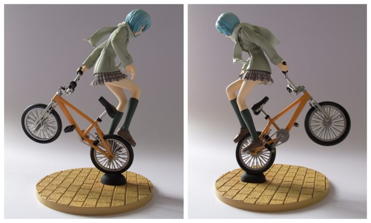 Rei Ayanami Neon Genesis BMX Trick Art Toy By Kotobukiya