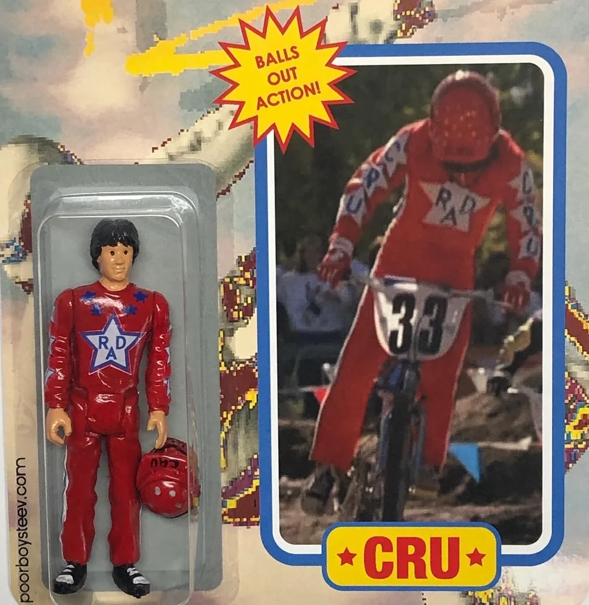 Cru Jones action figure Rad