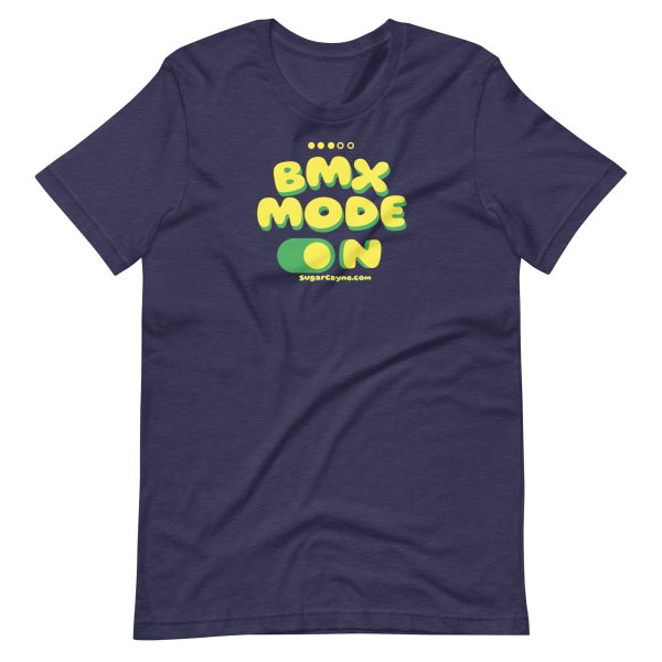 BMX MODE ON Unisex t-shirt - Image 2